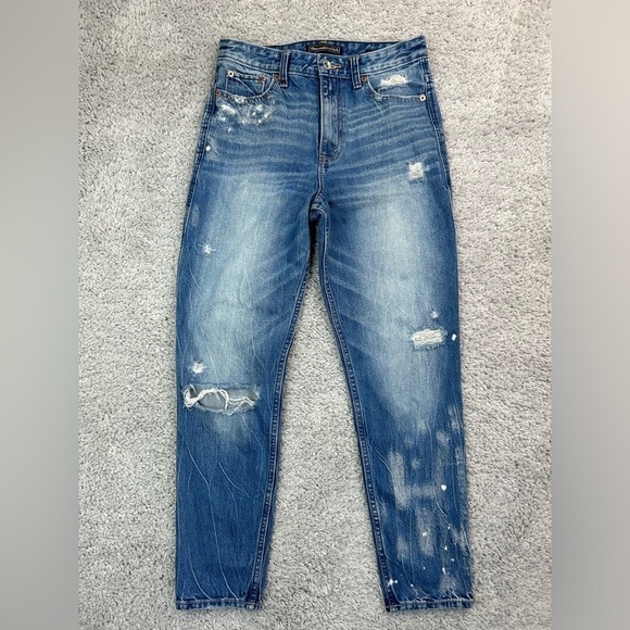 Abercrombie & Fitch Jeans Womens 26 Signature Collection High Rise Girlfriend - Picture 1 of 6